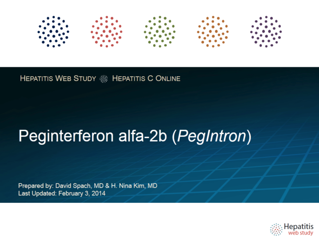 Peginterferon alfa-2b PegIntron - Treatment - Hepatitis C Online